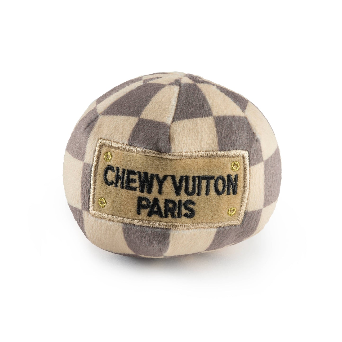Chewy Vuiton Squeaker Ball Toy