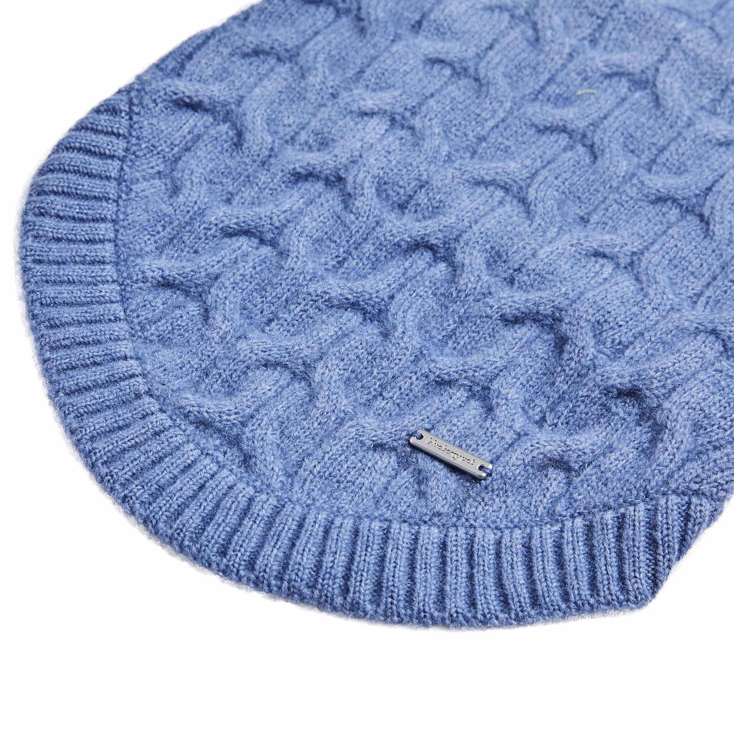 Fuzzy Heather Blue Crewneck Sweater