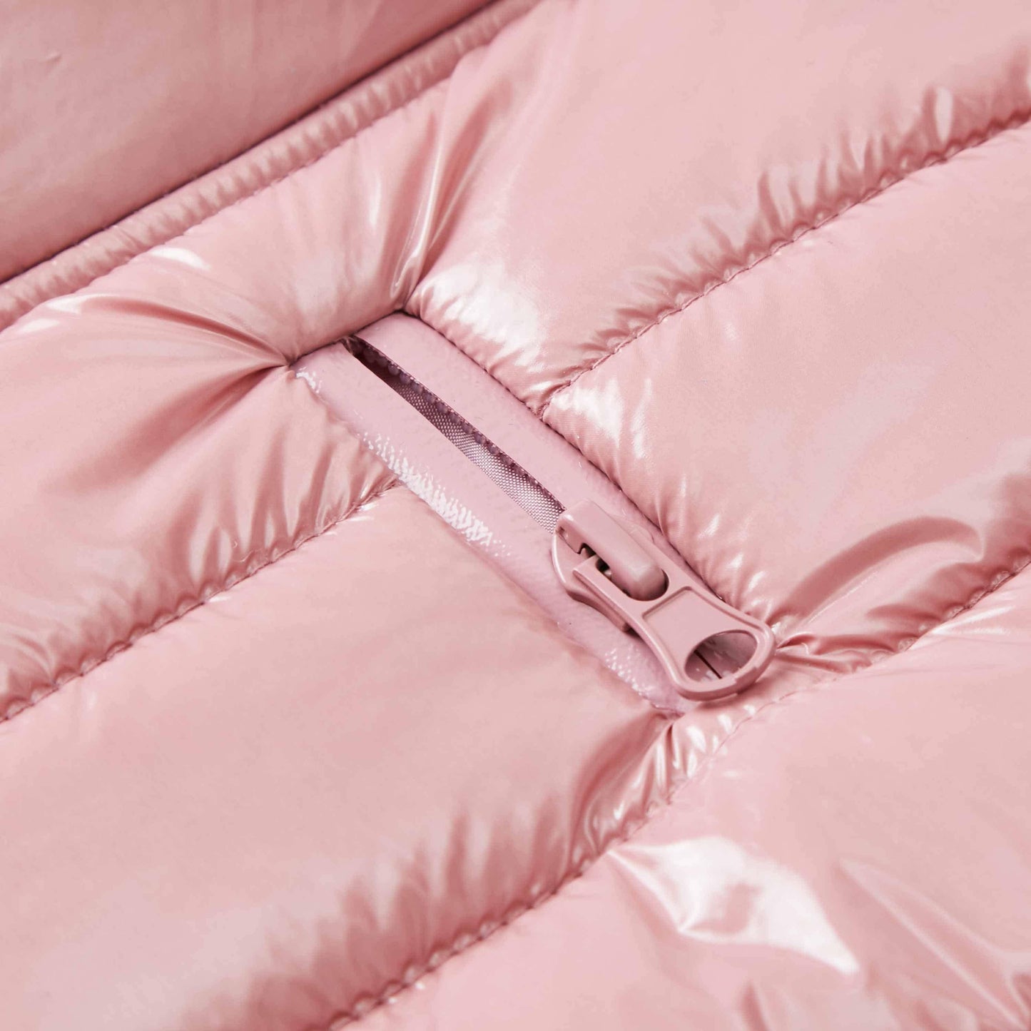 Quilted Glossy Puffer Jacket
