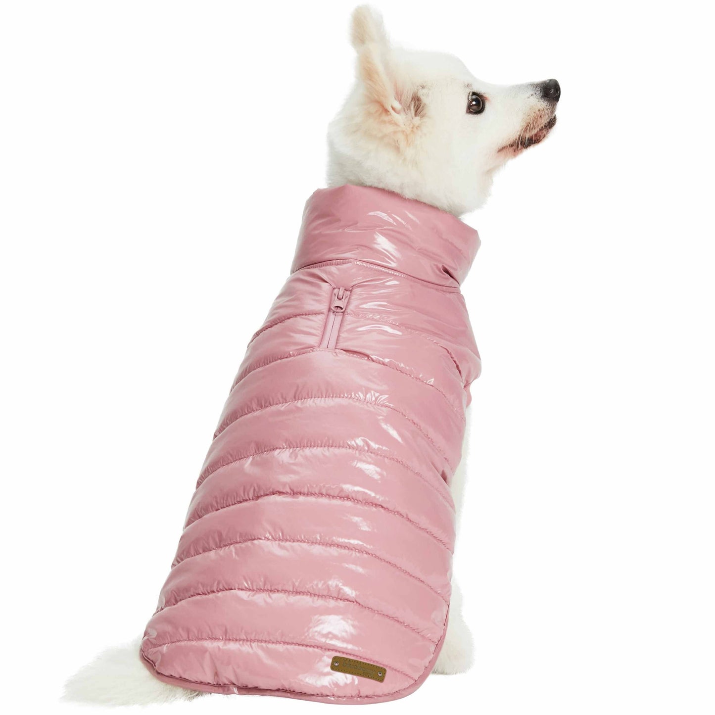 Quilted Glossy Puffer Jacket