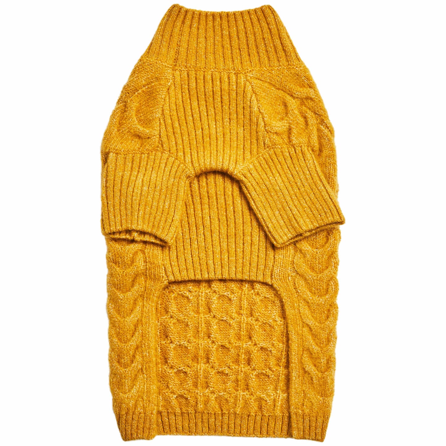 Mustard Yellow Turtleneck Sweater