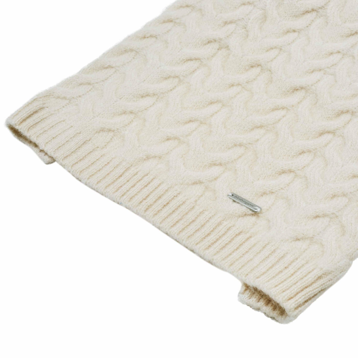 Fuzzy Ivory Turtleneck Sweater