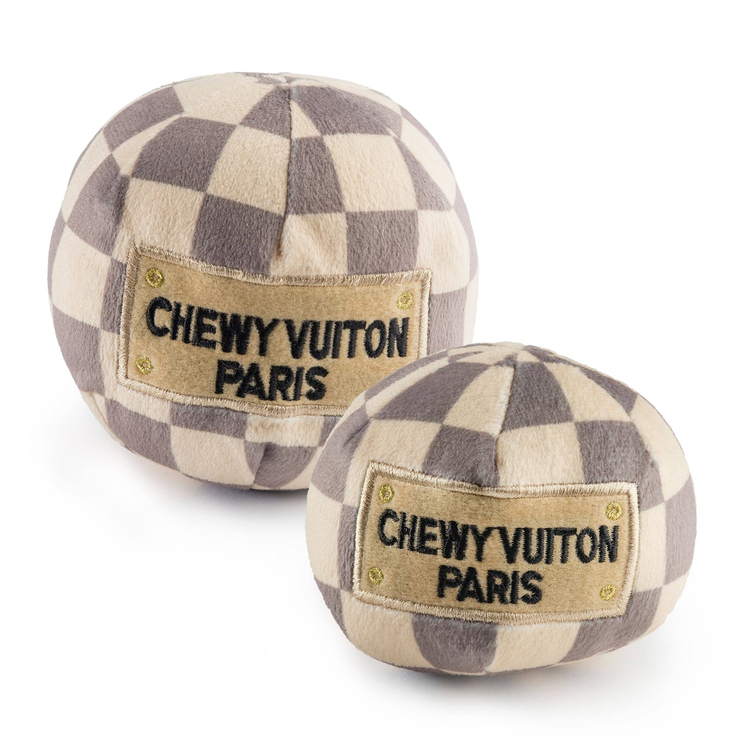 Chewy Vuiton Squeaker Ball Toy