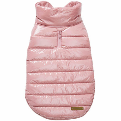 Quilted Glossy Puffer Jacket